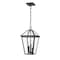 Z-Lite Talbot 3 Light Outdoor Chain Mount Ceiling Fixture, Black & Clear Beveled 579CHB-BK - alternate 5